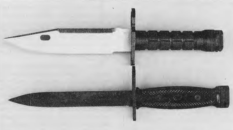 Штык-ножи М9 (вверху) и М7 (внизу). Фото из журнала.