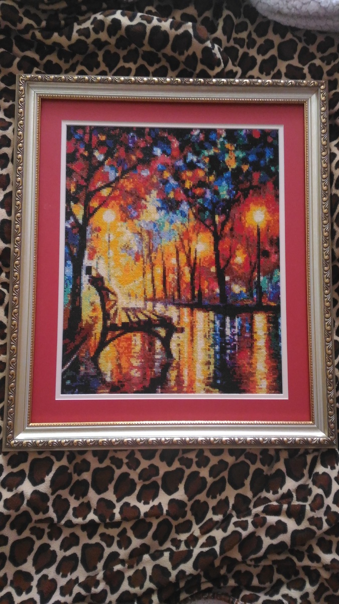 Вышивка по картине Л. Афремова