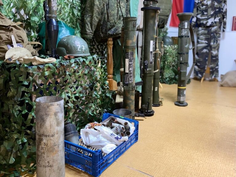   Участники СВО передали в музей Матвеевского района боевые трофеи Кристина Просвиркина