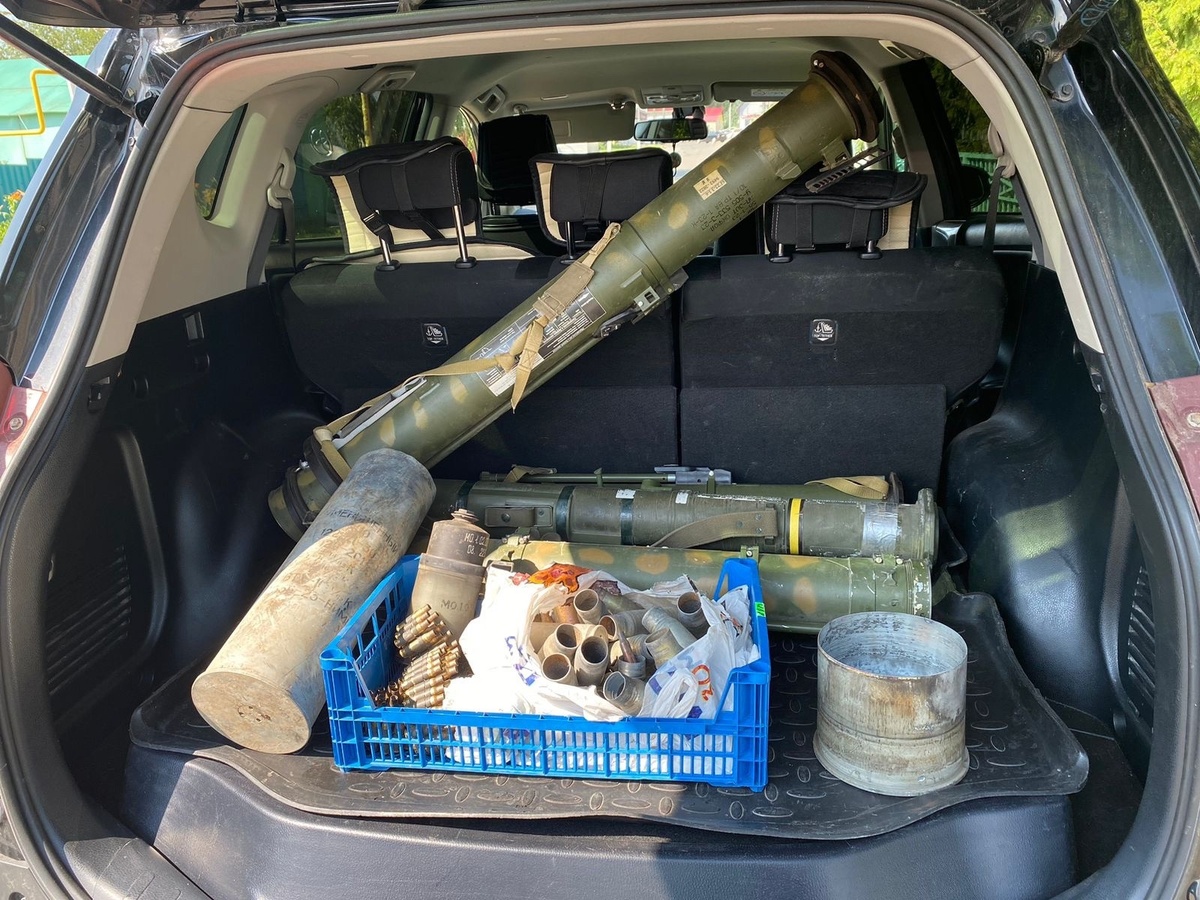 📷    Участники СВО передали в музей Матвеевского района боевые трофеи Кристина Просвиркина