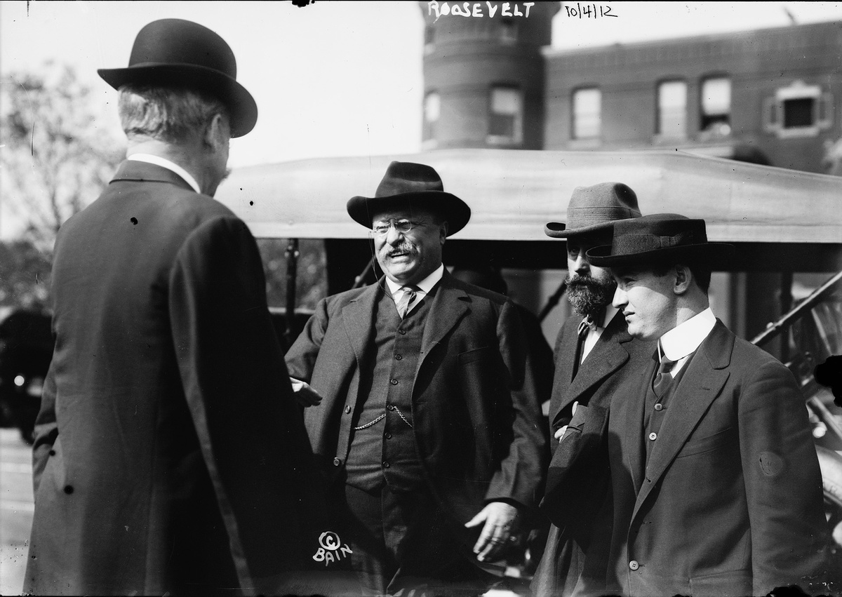    Теодор Рузвельт незадолго до покушения