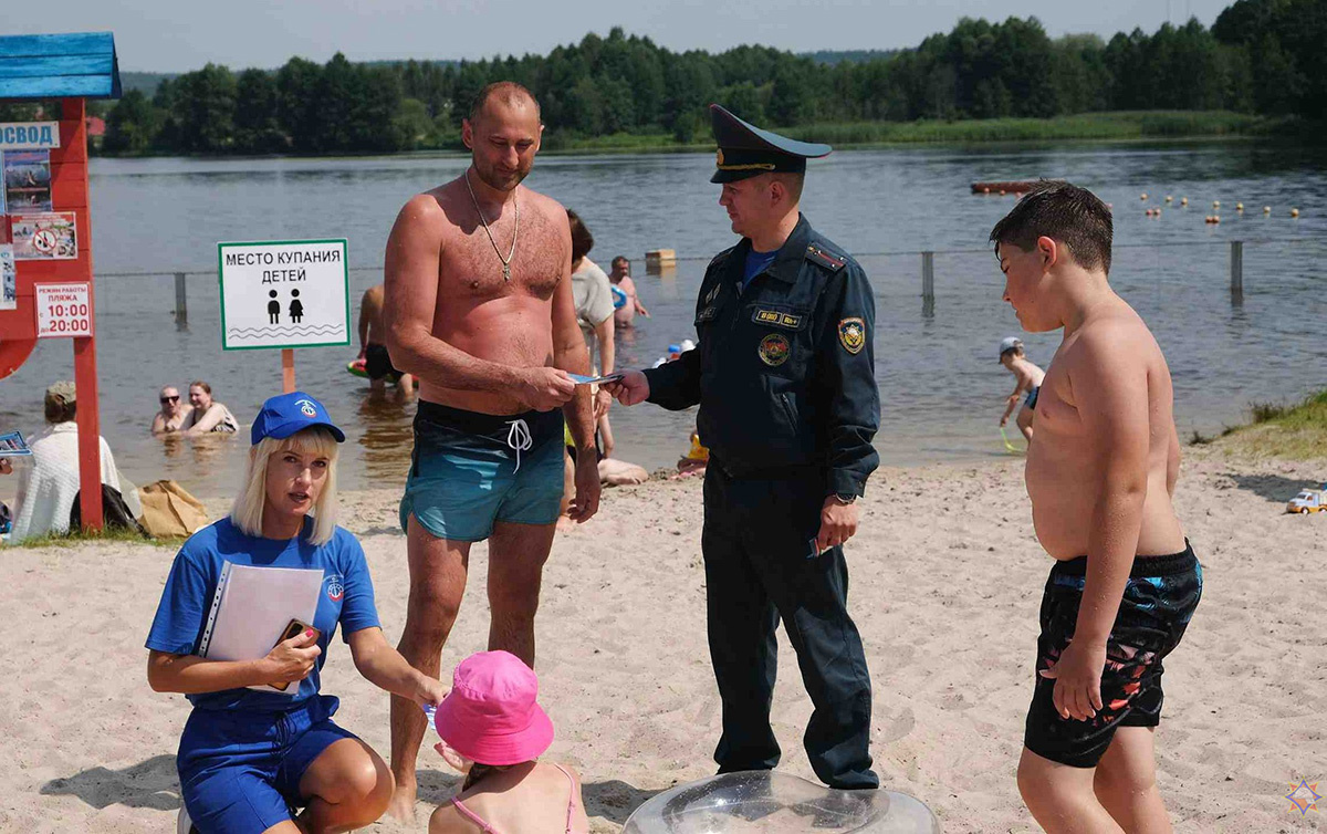    В рамках акции «Летний патруль» в Гродненской области регулярно проводятся рейды по местам отдыха у водоемов