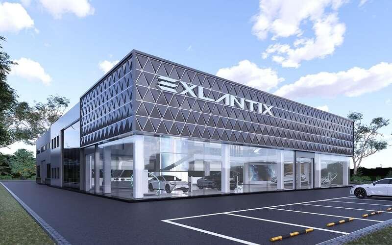    3D визуализация дилерского центра Exlantix