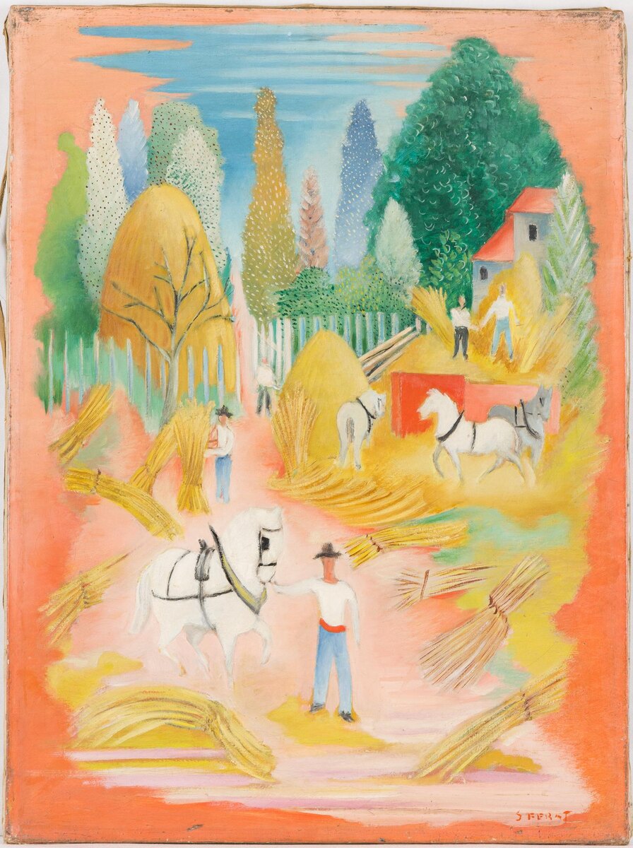 «Уборка сена», 1928-1930 годы — Серж Фера