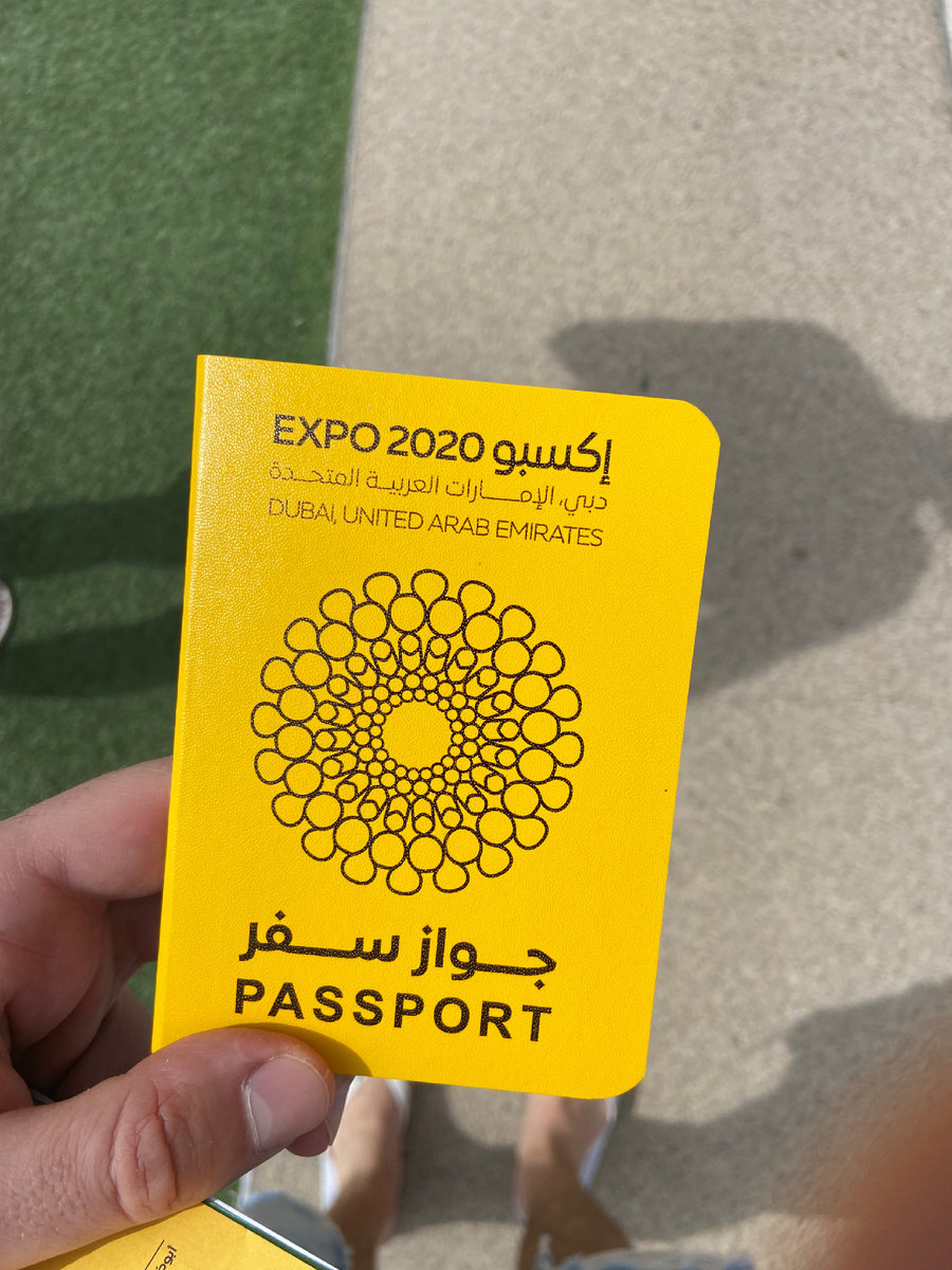 Сувенир, паспорт экспо, в каждом посещенном павильоне ставили печать.