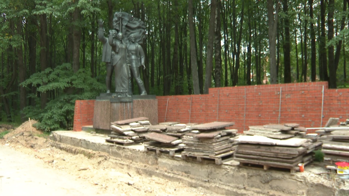   Реконструкция мемориала «Красная Талка» под контролем