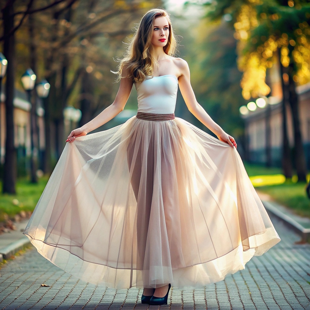 Конечно же это не та юбка. Это полет фантазии моего ИИ.)