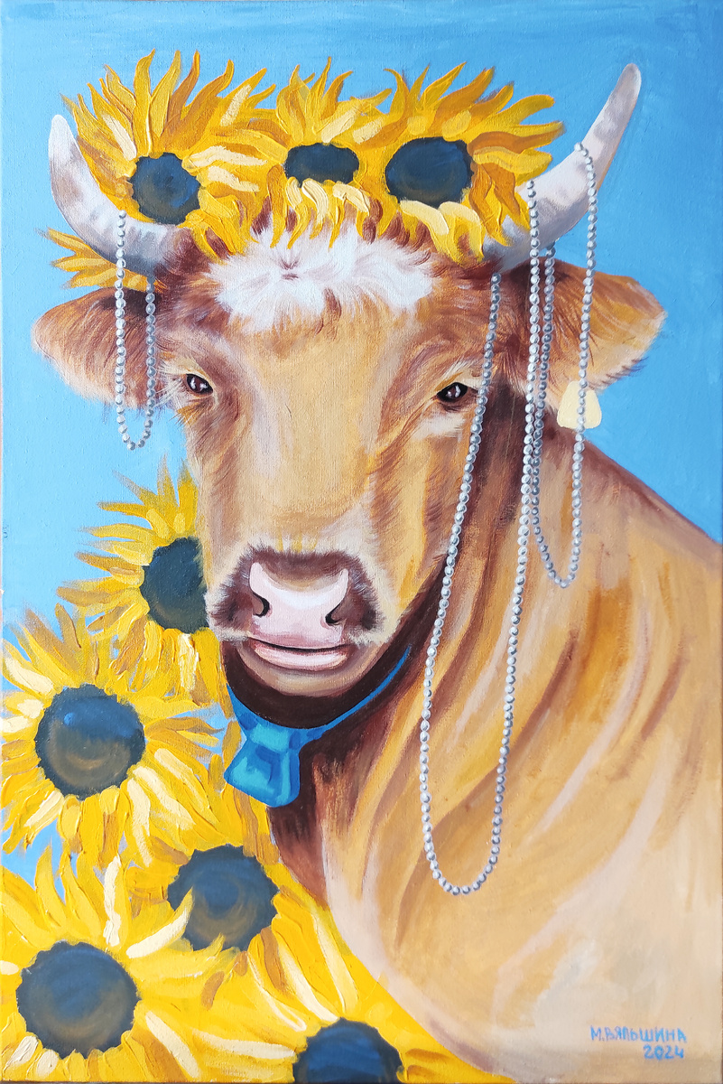 Мария Вяльшина, «Летнее настроение», 2024 год, 40х60 см, холст, акрил