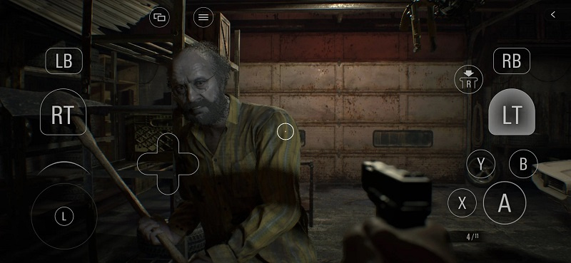  📷    Сенсорный интерфейс Resident Evil 7 в версии для iPhone (источник изображения: App Store)