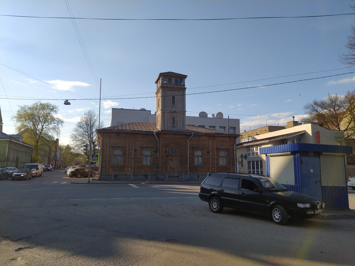 Деревянная пожарная каланча в Сортавала