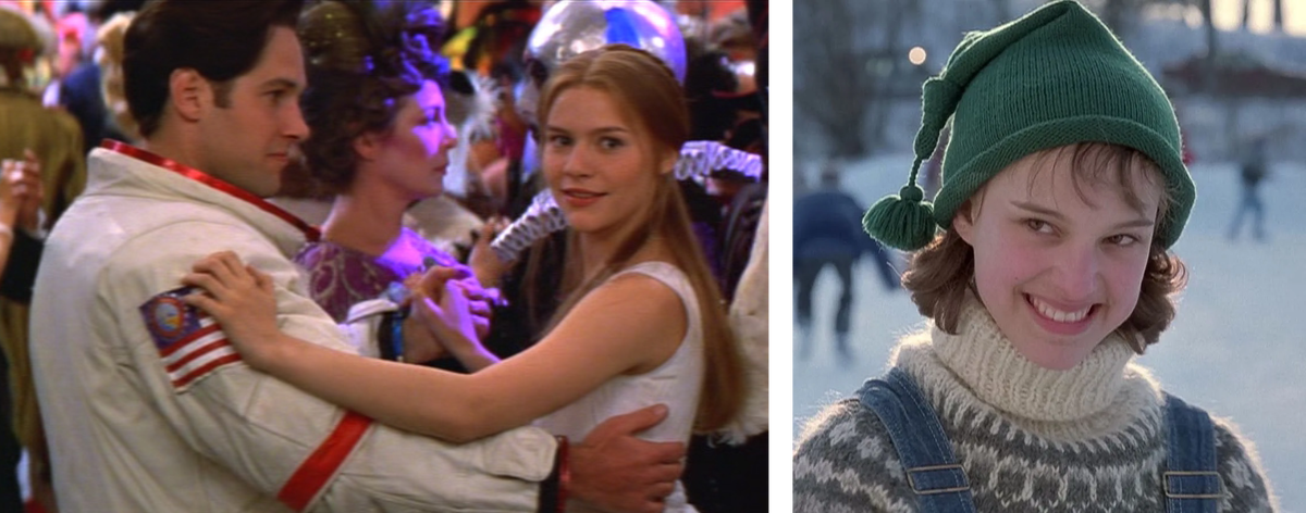 Клэр Дэйнс в «Ромео + Джульетта» (1996) и Натали Портман в «Красивые девушки» (1996)