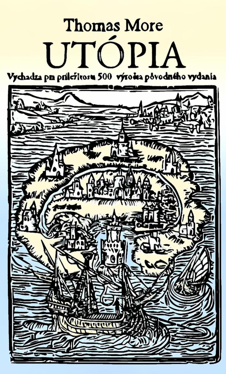 Обложка книги Томаса Мора.