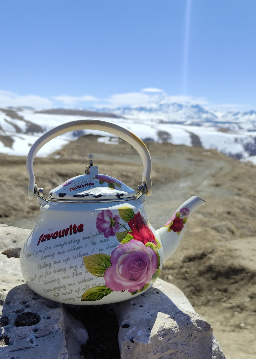 Фото сделано на перевале Гум-Баши в марте 2024 г.