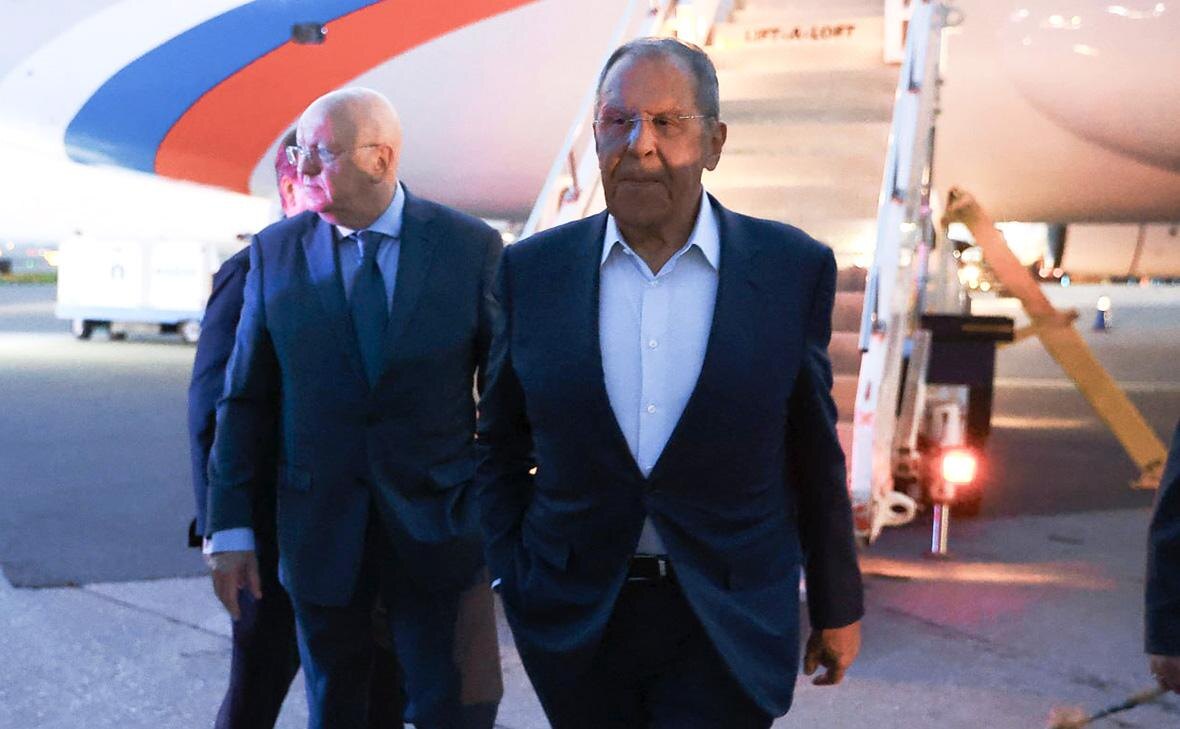 Лавров прилетел в Нью-Йорк на заседания Совбеза ООНПолитика