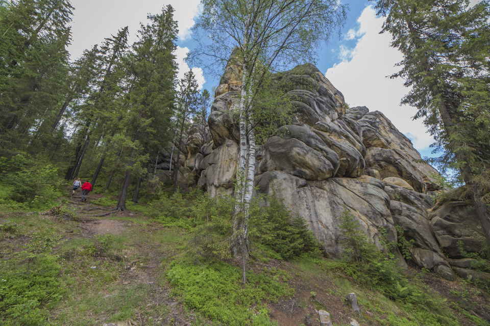 Нам по тропинке вверх