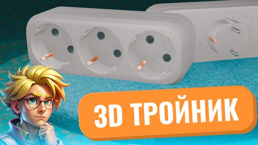 моделирование тройник- blender 4.0