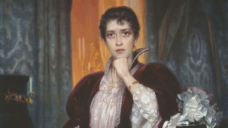 Анна Каренина на портрете художника Г. Манизера 