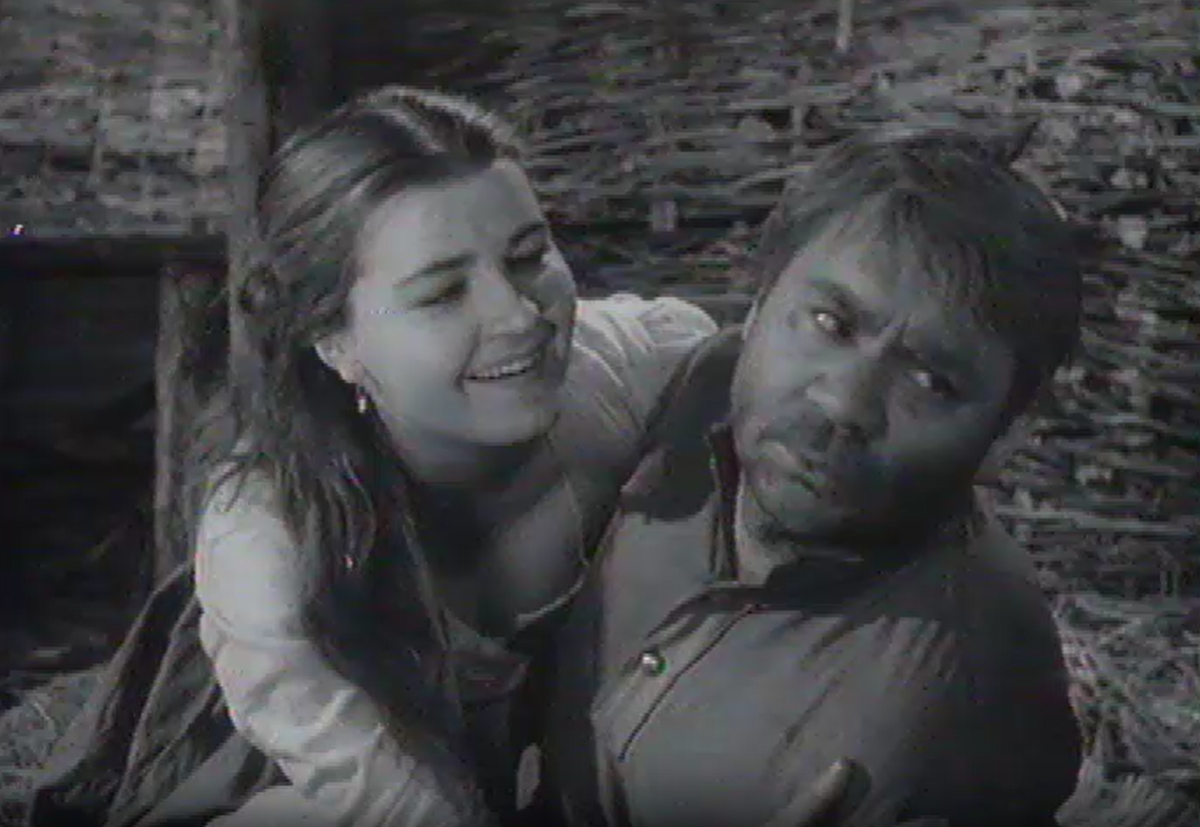 Кадр из фильма "Донская повесть" (1964). В тандеме с Евгением Леоновым