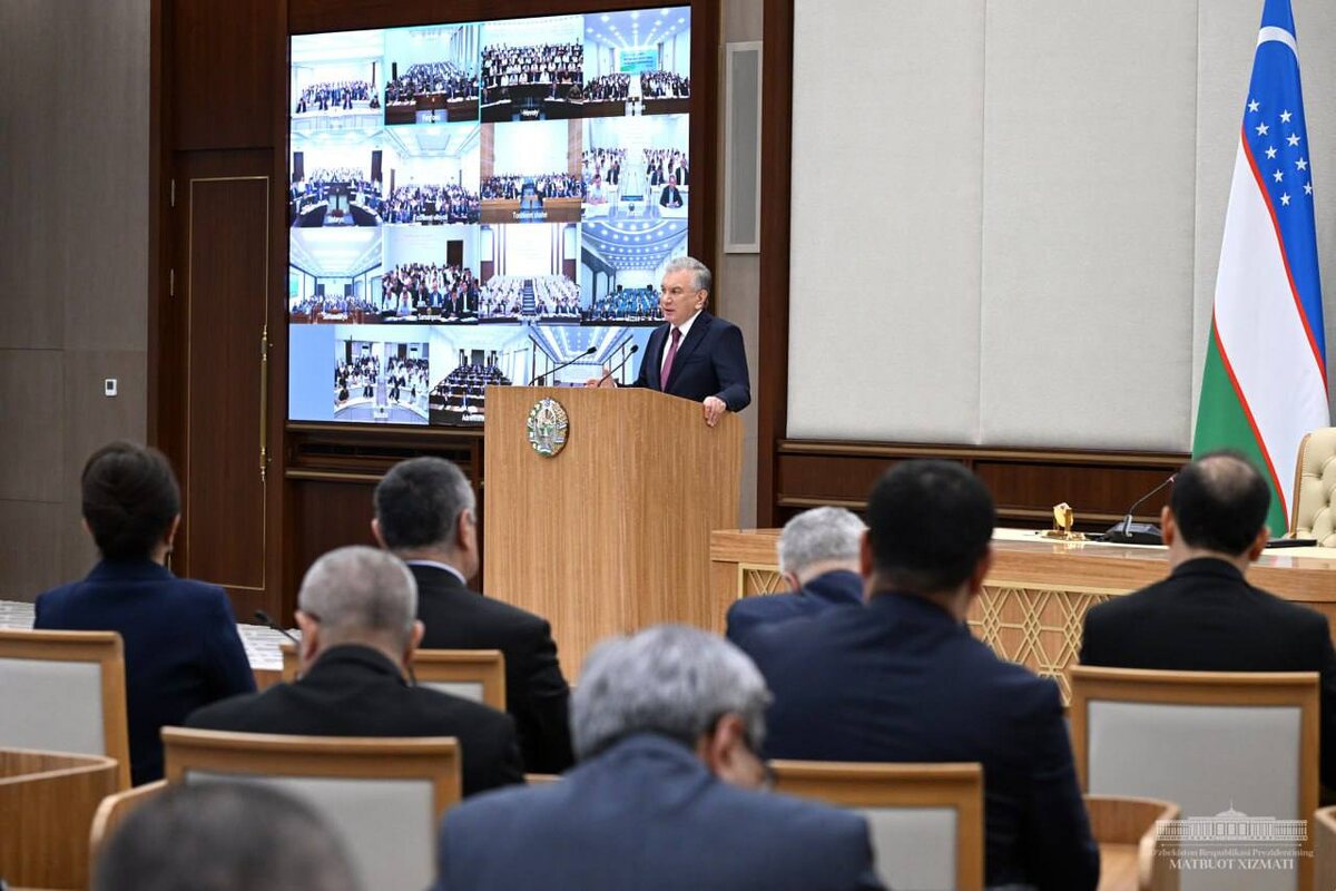 Пресс-служба президента Узбекистана.