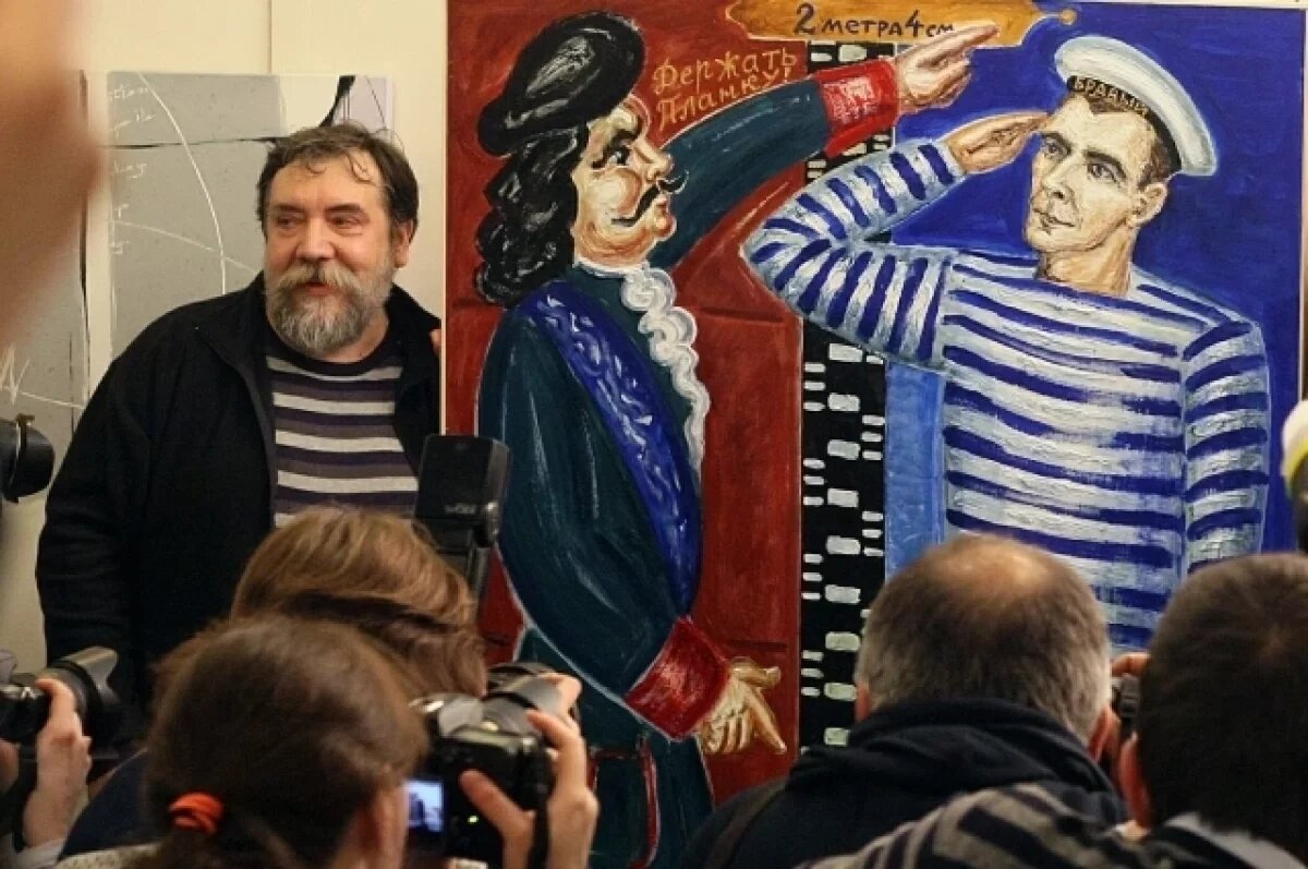    Дмитрий Шагин в арт-центре на Пушкинской, 10, в 2012 году.