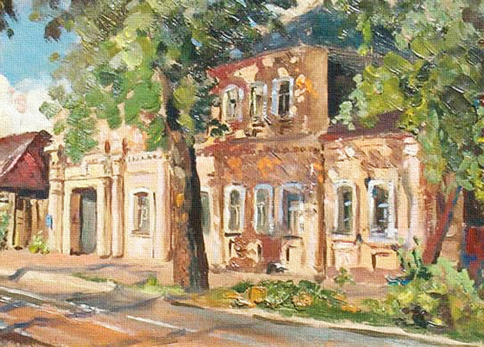 Рис. 2. Курск, В. Луговая, 37 Художник В. Цымбулов Источник VK KURSK