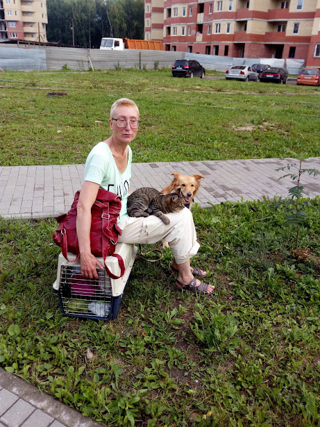 Ох и нежный мой полосатик:))