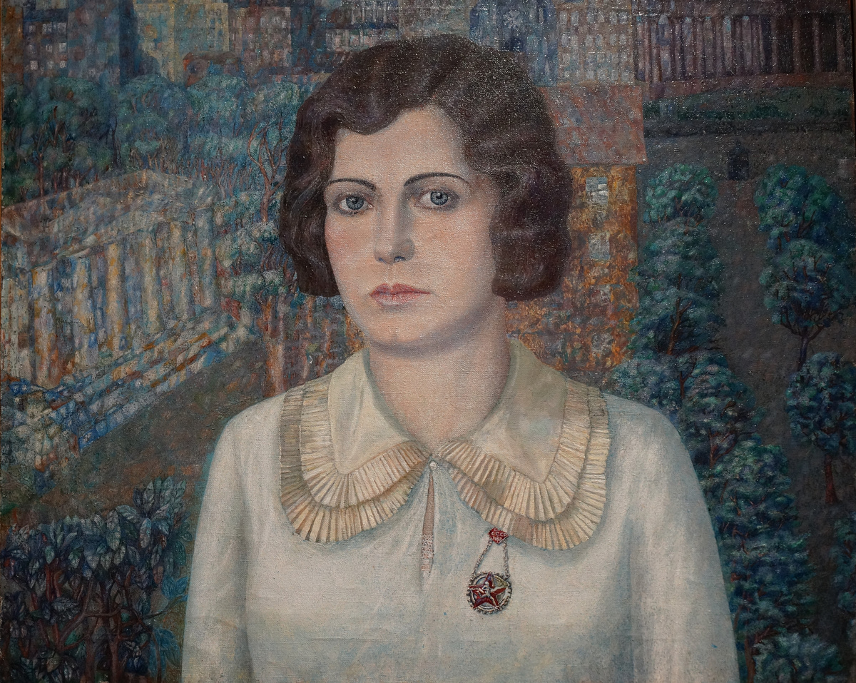 Михаил Цыбасов. АСЯ. 1932-1933 гг. Музей изобразительных искусств республики Карелия. Фото автора с выставки.