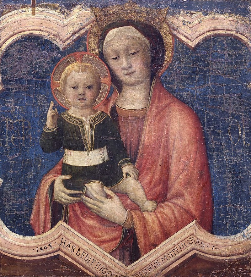 Якопо Беллини «Madonna and Child», 1448 г.