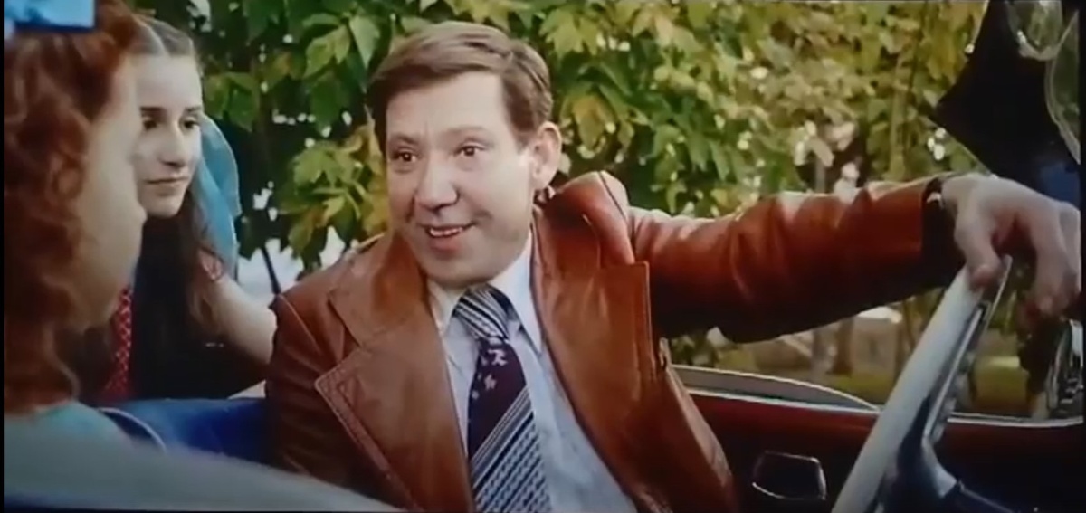 Кадр из фильма. Цифровой двойник Ю.В. Никулина