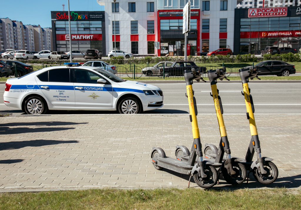    В Нижневартовске будет замедлена скорость движения электросамокатов