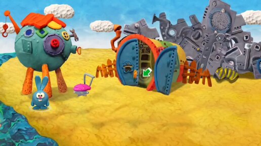 Мультфильм Игра для малышей Смешарики 🎈🦋🏡 Параллельные миры