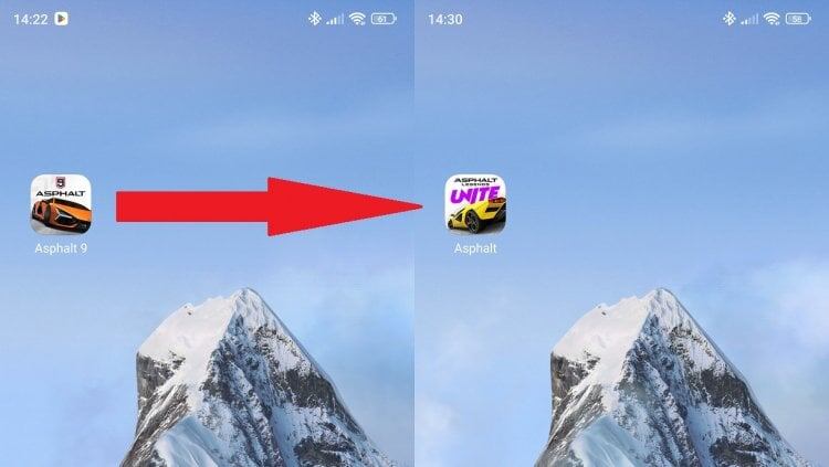    После обновления Asphalt 9 превращается в Asphalt Unite