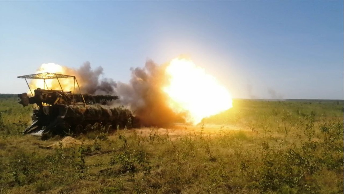    Брестские артиллеристы оттачивают боевое мастерство на полигоне под Барановичами