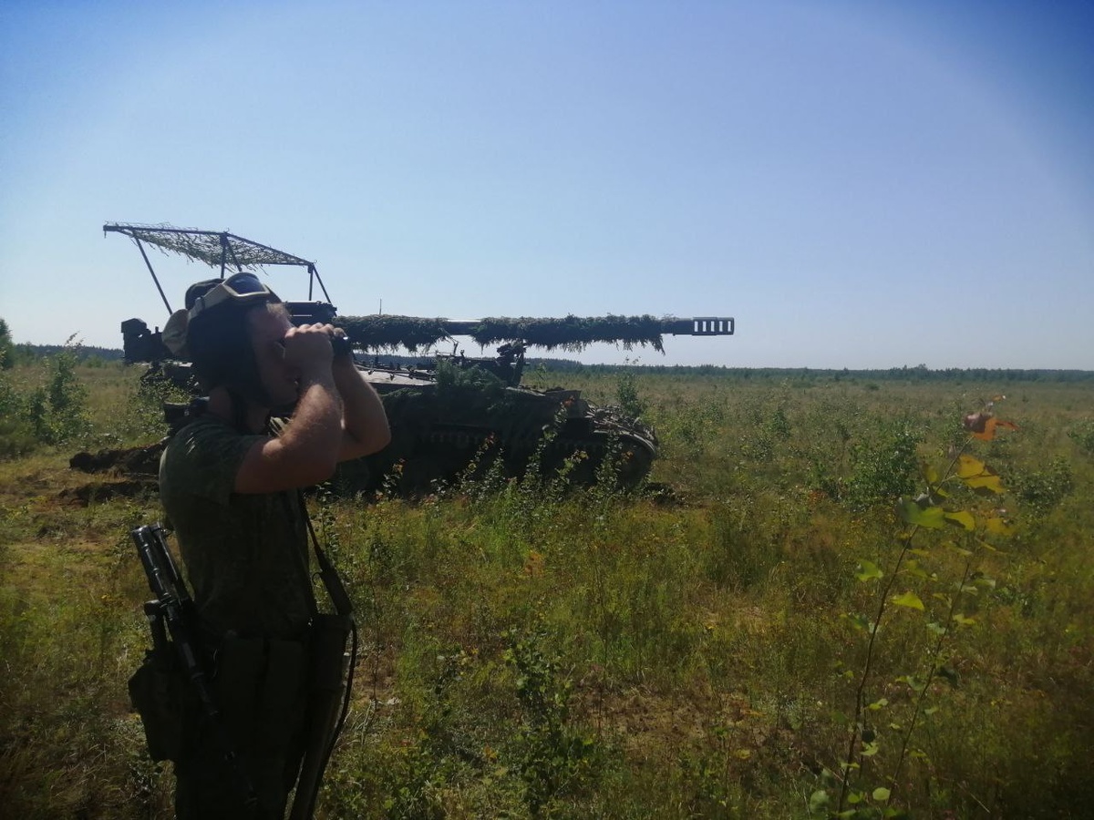    Брестские артиллеристы оттачивают боевое мастерство на полигоне под Барановичами