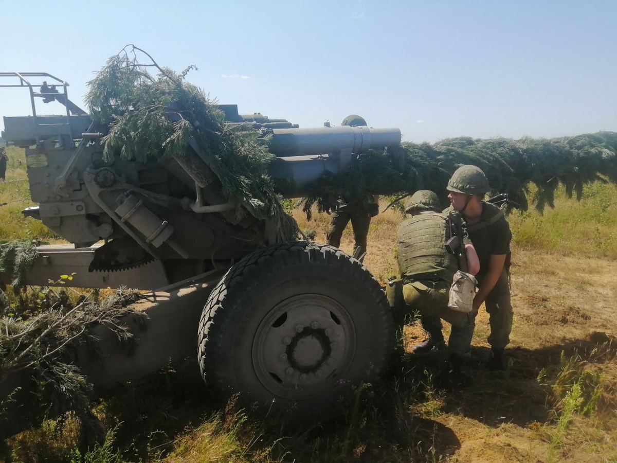    Брестские артиллеристы оттачивают боевое мастерство на полигоне под Барановичами