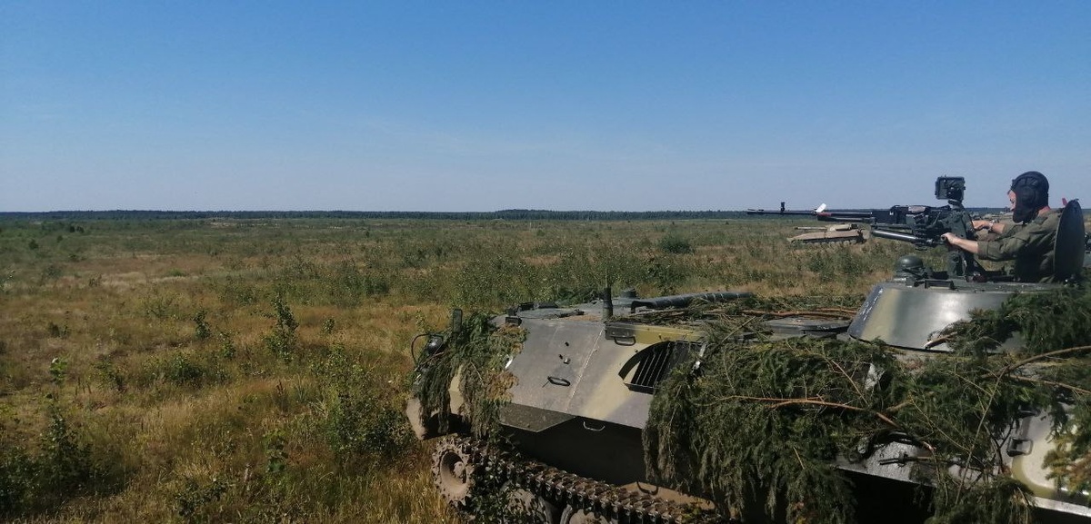    Брестские артиллеристы оттачивают боевое мастерство на полигоне под Барановичами