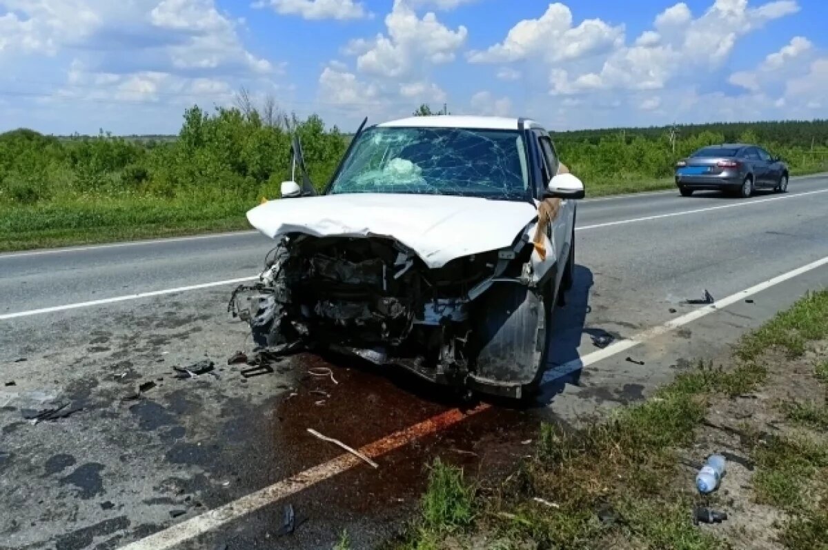    Под Воронежем водитель погиб в массовой аварии