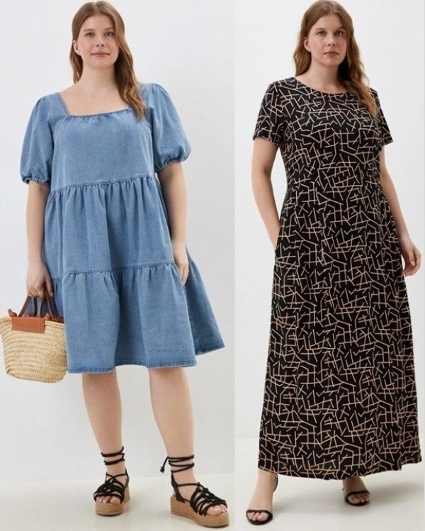 Платья для полных женщин