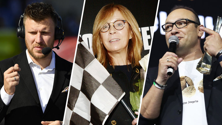    Дмитрий Шнякин, Алена Долецкая и Константин Генич.«СЭ» Global Look Press