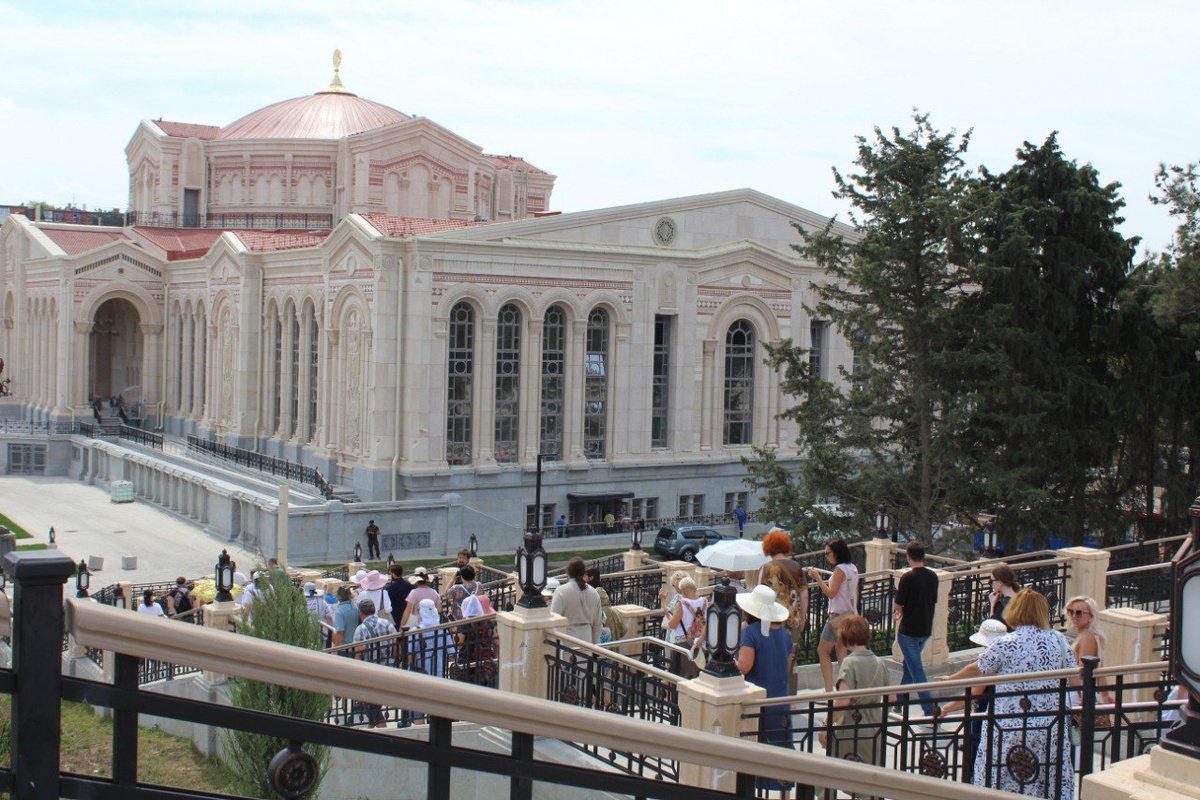 Представителям крымской туриндустрии презентовали историко-археологический парк «Новый Херсонес» // Фото: пресс-служба Минкурортов Крыма 