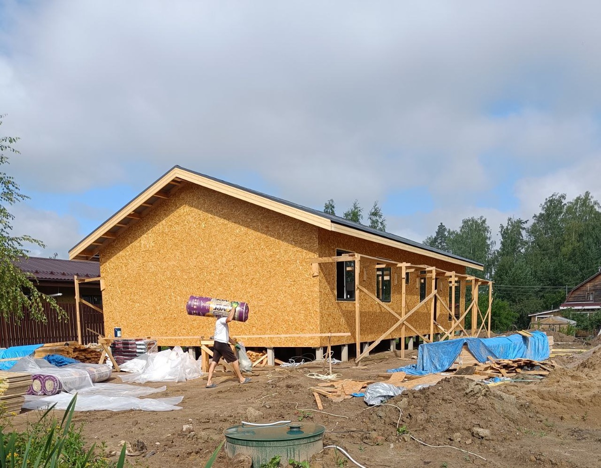 Фото каркасный дом