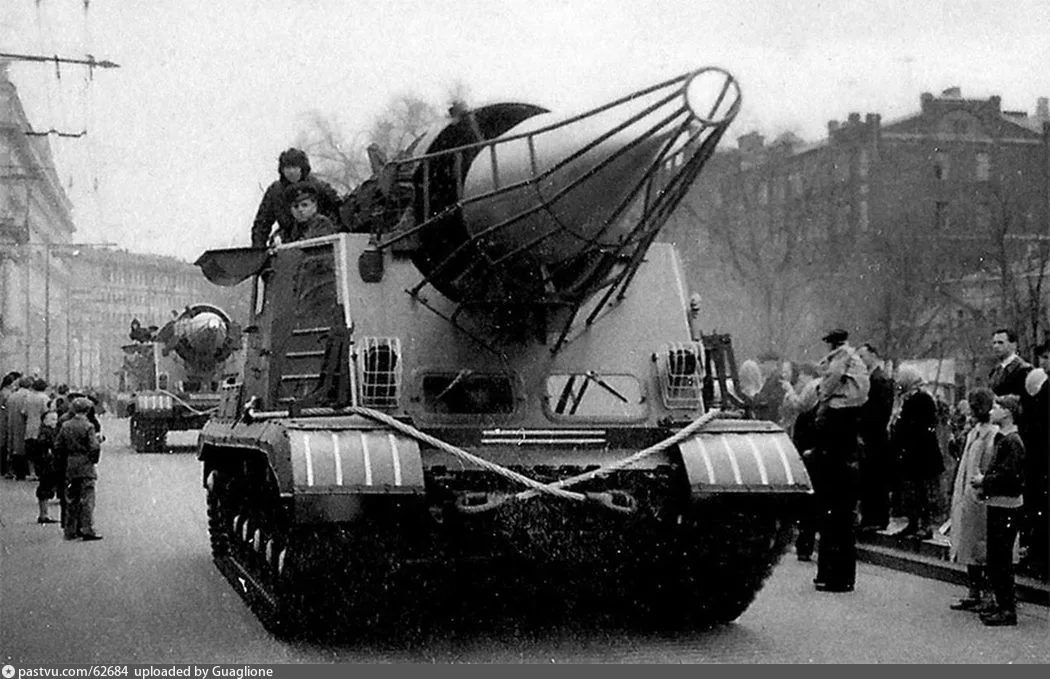 СПУ 2П4 ТРК «Филин» в день парада на Суворовском бульваре Москвы