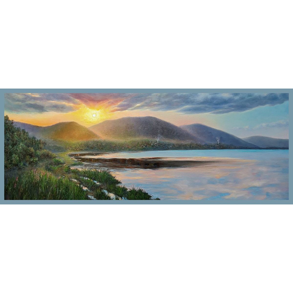 Июльский вечерок, х. м. 40*100