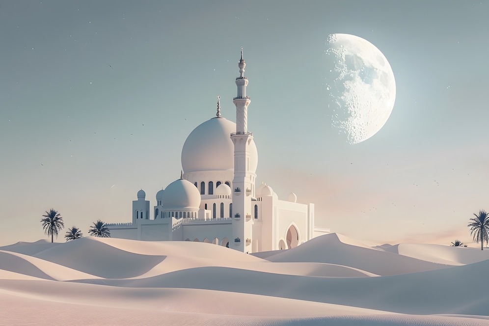 Источник: https://img.freepik.com/free-photo/fantastic-mosque-architecture-islamic-new-year-celebration_23-2151457401.jpg?t=st=1741909409~exp=1741913009~hmac=935c0912299f0eca84699e32fdc58917b20adf3aaa19520f0e25222597d29d8f&w=996