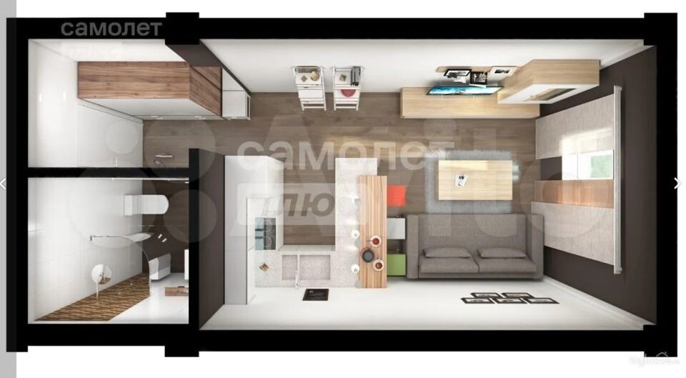    Визуализация апартаментов. Источник: "Авито"