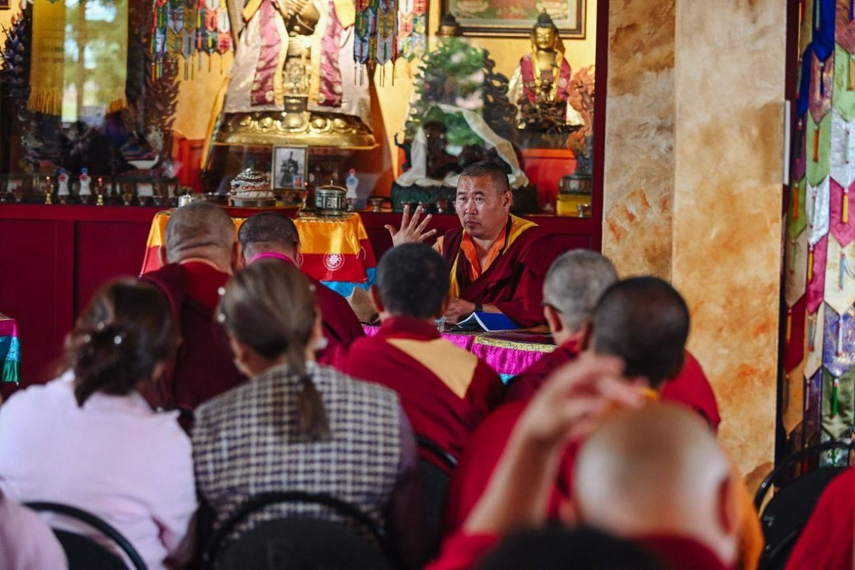 Буддийский лама. Фото: пресс-служба правительства РБ