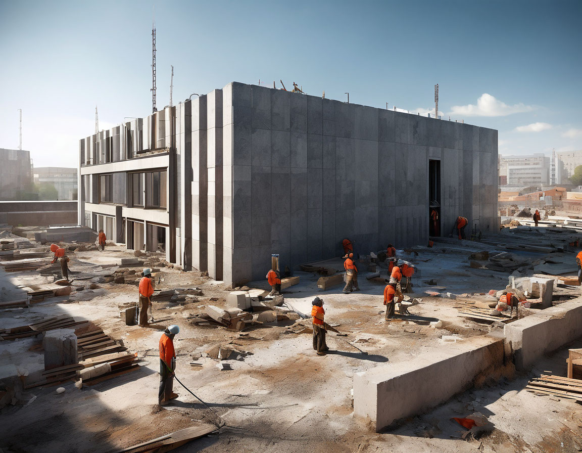 Типовые проекты на бюджетных стройках. Картинка создана нейросетью Яндекса- Шедевриум.