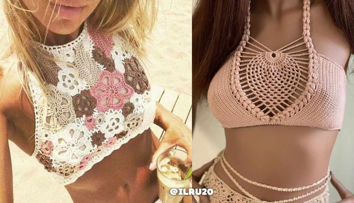 вязаный топ