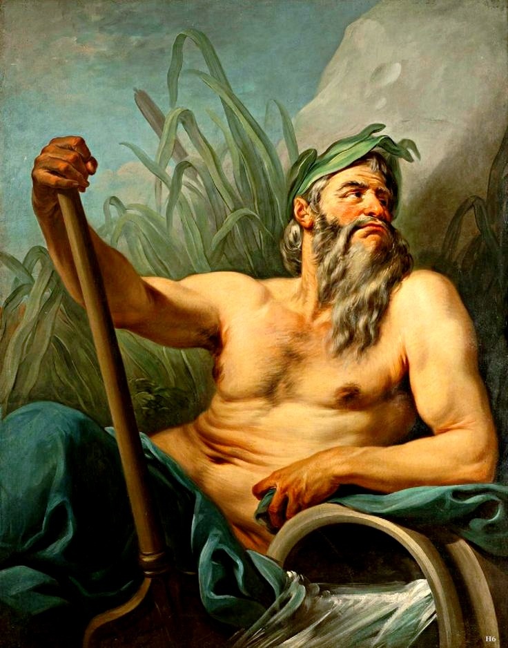 Река (речной бог). 1741. Шарль Андре Ван Лоо