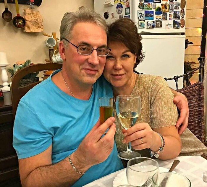  Андрей Норкин с женой Юлией. / Фото: yk-resurs.ru